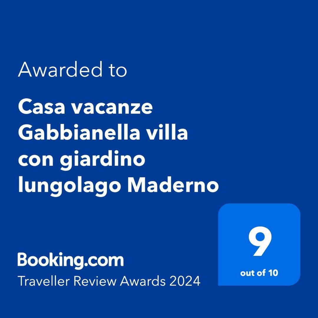 Casa Vacanze Gabbianella Villa Con Giardino Lungolago Maderno Toscolano Maderno Eksteriør billede